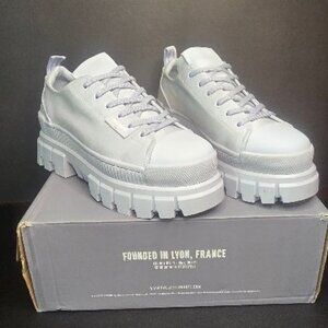 Palladium Chunky Platform Sneakers in Light Gray